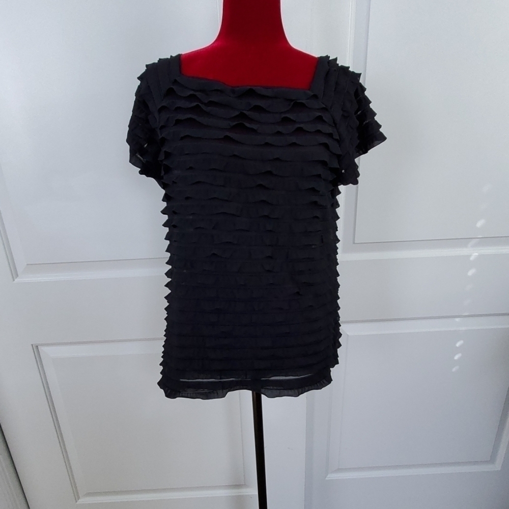 Tiara Women's Black Blouse Sz.XL, 5/$50